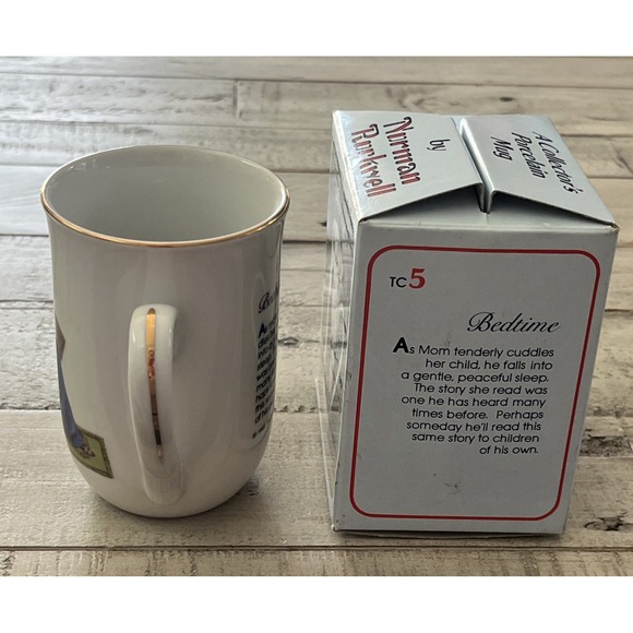 Norman Rockwell‎ Vintage Collectible Mugs - Memories and Bedtime New In the Box - Picture 10 of 15